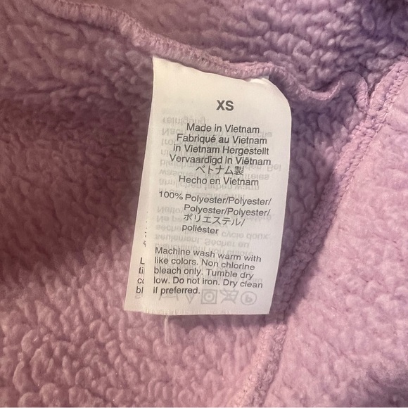 J. Crew Lavender Sherpa fleece jacket - Picture 3 of 5